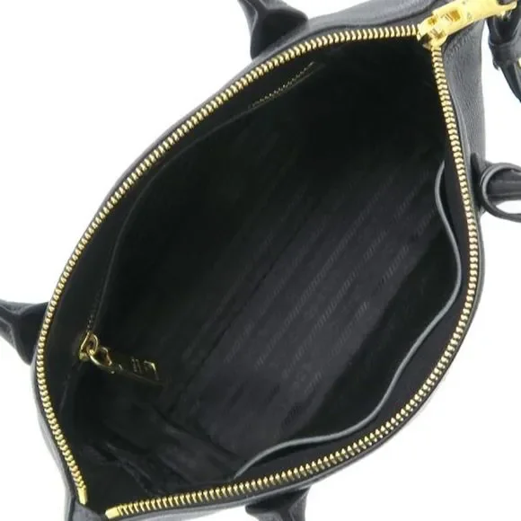 Prada Leather Black Shoulder Bag - Picture 2 of 9